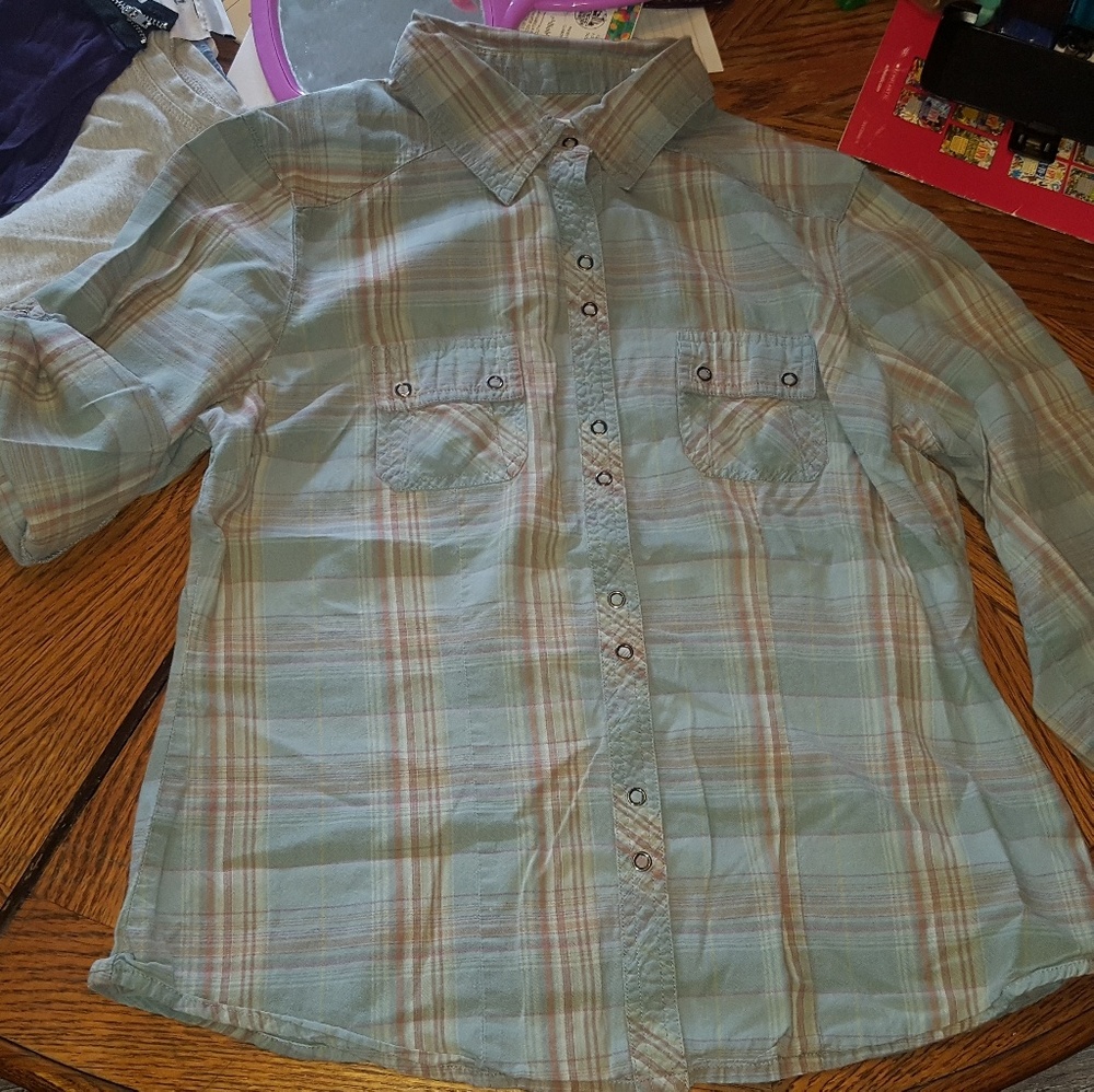 Ladies large button down